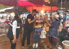 อำเภอทับสะแก ร่วมกับสาธารณสุข ตรวจเข้มตลาดนัด ป้องกันโควิด 19