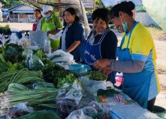 อำเภอลืออำนาจร่วมกับสำนักงานเกษตรและสหกรณ์ จัดตลาดนัดสินค้าเกษตรอินทรีย์