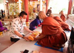 อบจ.พิษณุโลก ร่วมโครงการ “เข้าวัดปฏิบัติธรรมวันธรรมสวนะ” ประจำปี 2564 วัดเขาชี