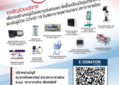 โรงพยาบาลจุฬาลงกรณ์ สภากาชาดไทย ขยายพื้นที่รองรับผู้ติดเชื้อโควิด สร้างหอผู้ป่วยสนามเร่งด่วน และจัดซื้อเครื่องมืออุปกรณ์ทางการแพทย์ 11 ชนิด