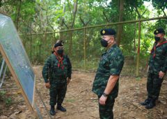 ผบ.กกล.เทพสตรี รุดตรวจเยี่ยมพื้นที่แนวชายแดนไทยมาเลเซีย เน้นย้ำกำลังพลคุมเข้มชายแดน และเพิ่มการลาดตระเวนเวลากลางคืนมากขึ้น