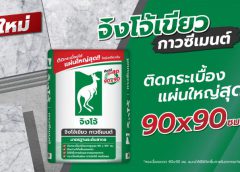 เปิดตัว “ปูนกาวซีเมนต์จิงโจ้เขียว” คุณสมบัติโดดเด่นด้านการยึดเกาะ ติดกระเบื้องได้ใหญ่สูงสุด 90×90 ซม. ดาวรุ่งใหม่หวังติด Top 5 ตลาดปูนกาว