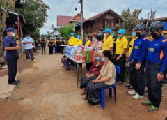 นพค 24 นำถุงยังชีพและเครื่องอุปโภคบริโภคช่วยไฟไหม้บ้าน