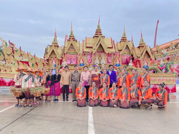 ผู้ว่าฯศรีสะเกษเปิดงานประเพณีบุญบั้งไฟประจำปี 2566 ทต.โคกจาน