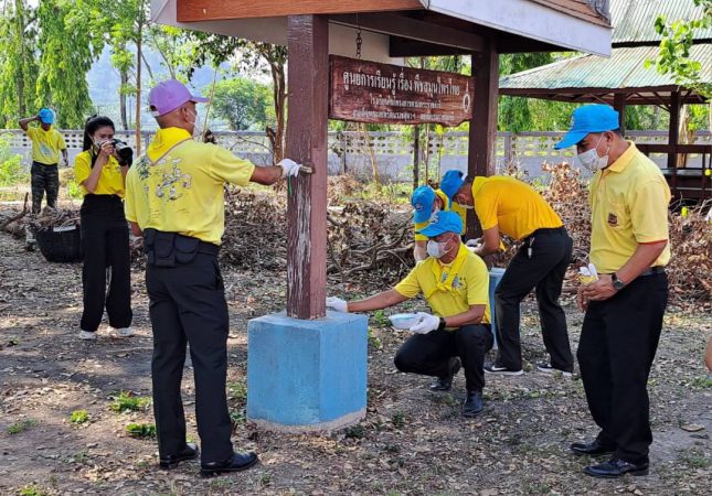 โรงเรียนนายร้อยพระจุลจอมเกล้า ร่วมทำกิจกรรมจิตอาสาพัฒนา เราทำความดี ด้วยหัวใจ เนื่องในวันฉัตรมงคล