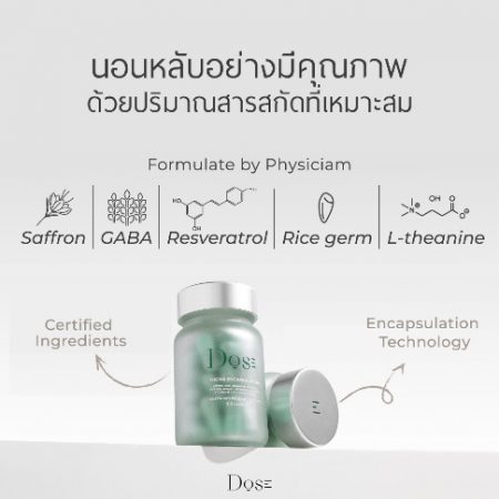 แนะนำ “Night Time Dose” ผลิตภัณฑ์เสริมอาหาร ช่วยการนอนหลับ โดย บริษัท เบรนโนเวชั่น จำกัด