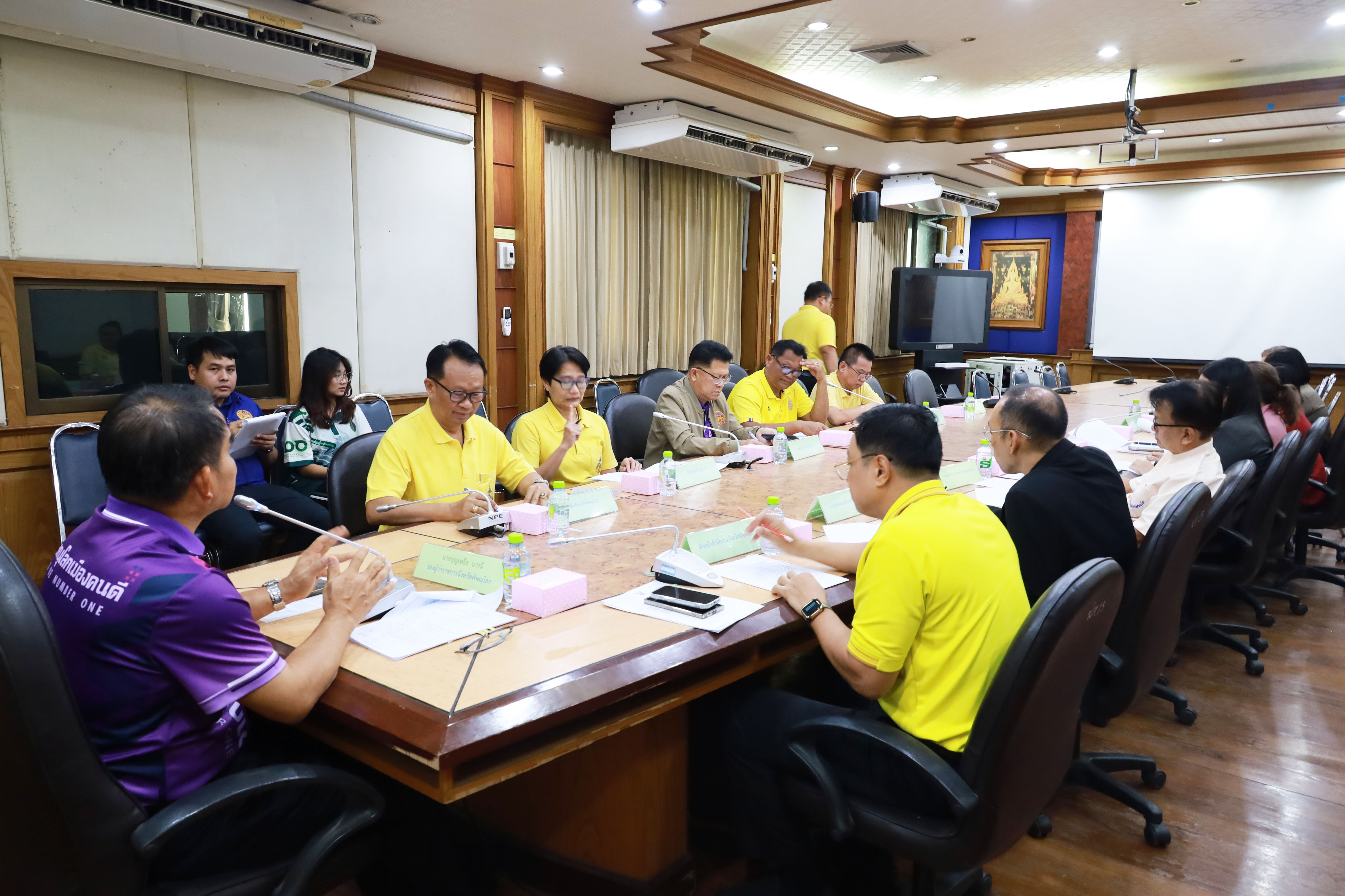 อบจ.พิษณุโลก ร่วมประชุมคณะกรรมการบริหารกองทุนศาลหลักเมืองจังหวัดพิษณุโลก