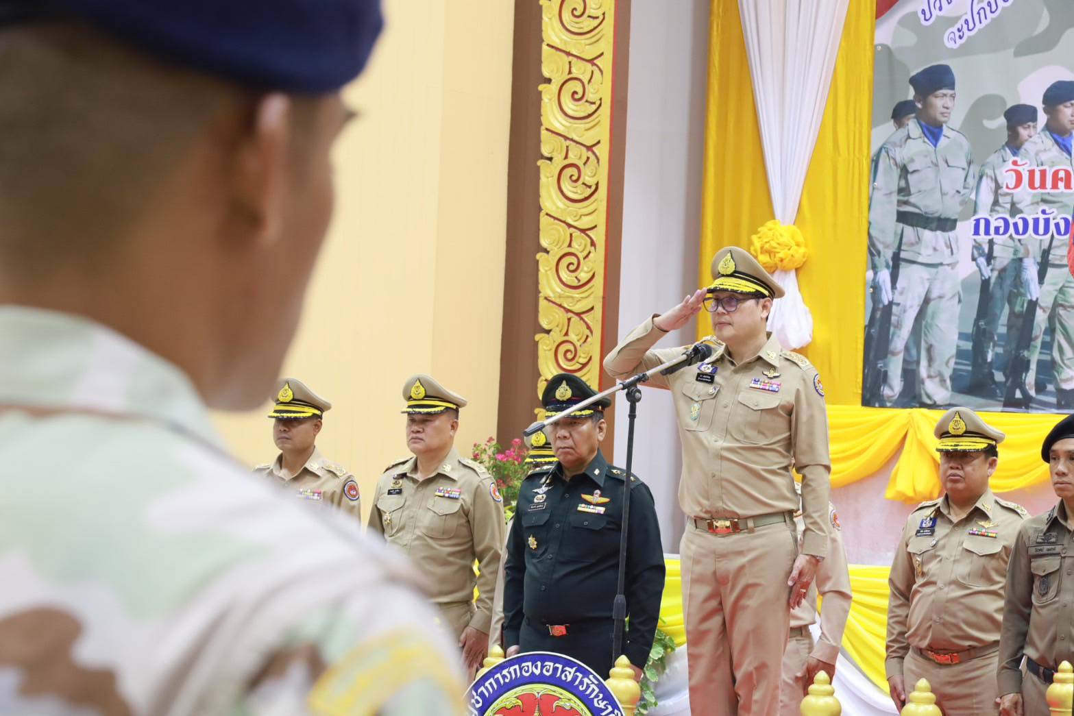 อบจ.พิษณุโลก ร่วมงานวันสถาปนากองอาสารักษาดินแดน ประจำปี 2568 ครบรอบปีที่ 71